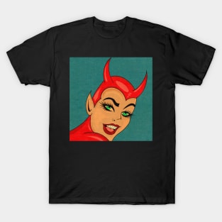 Devil in Latex T-Shirt